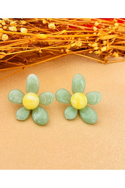 Markiz Takı Daisy Earrings Model 4 cm