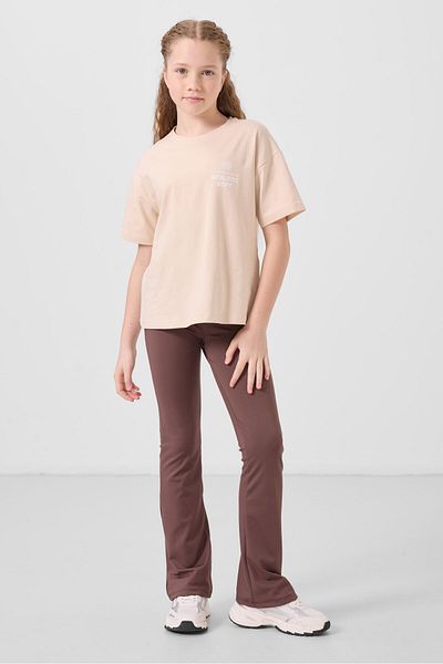 TOMMY LIFE Кафяв, гъвкав, стандартен, базов, с испански крак, за момичета - 75193