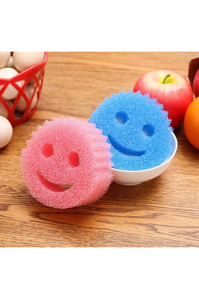 Tonfty Smiley Face Dish Sponge Set of 2