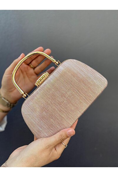 H&D COLLECTİON Овальна детальна сумка з блискучим ефектом симу, дуже стильна,...