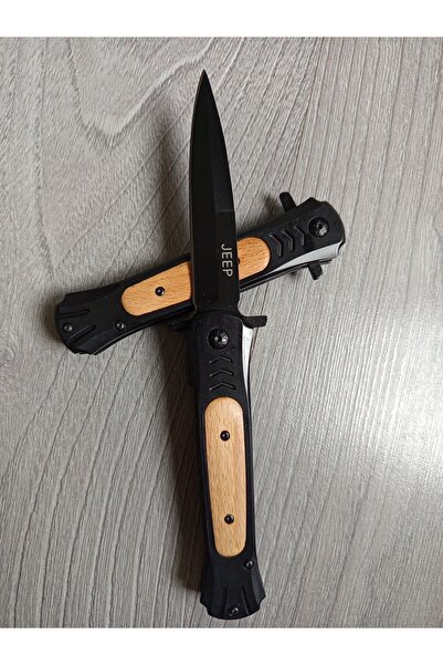 Genel Markalar Taktiksel Jeep Marka Çakı Kemere Takılan Klipsli Yarı Otomatik...