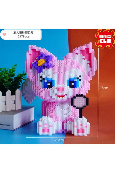 HEROCROSS No Box Linabell Kawaii Popular Disney Building Block Stellalou Linabell Figure Toys Children's Birth