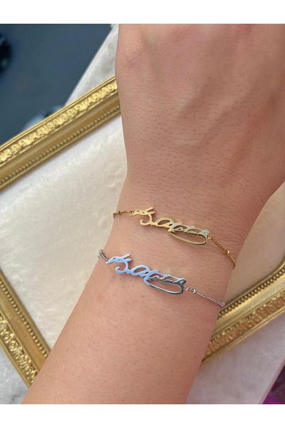 sirius jewelry 316 L Steel K. Atatürk Signature Bracelet