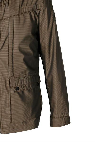 NCS Men's Summer Coat Camel Stand Collar Slim Fit Thin Lining Light 4 Pocket Wind Resistant Coat Jeans 4502