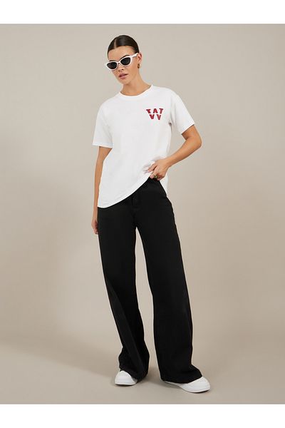 Styli Graphic Print Short Sleeve Oversized T-Shirt