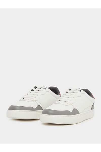 Styli Color Block Low Top Lace-Up Sneakers