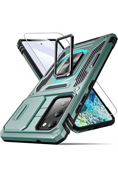 Rivor Samsung Galaxy S20 FE Kılıf Kamera Korumalı Sürgülü Yüzüklü Darbe Emici...