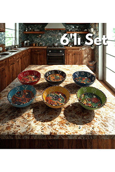 DEZİ Seramik Çini Kase, Çerezlik, Kahvaltı Sunum Kasesi, Hediyelik Meze Sunum...