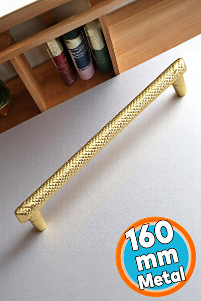 NZB Mobilya Mutfak Çekmece Dolabı Dolap Kapak Kulpları Kulbu Kulpu 16 cm 160 mm Altın Metal Kulp