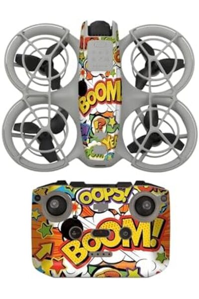Cesiro Autocolant PVC Corp de dronă rezistent la apă + Set de autocolante cu telecomandă RC Decorație color