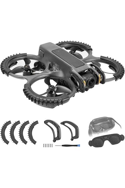 Cesiro FPVtosky 3-in-1 Protective Accessories for DJI Avata 2, Avatar 2 Propeller Protector + Slow Protector