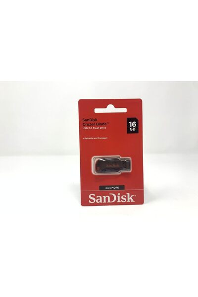 SanDisk Pen Drive Cruzer Blade, SanDisk, Pendrives, Black