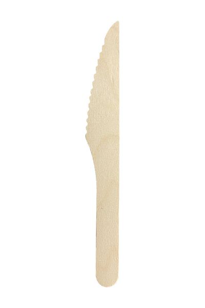 LUXE Alsepeteavm Roll-Up Nature Friendly Wooden Knife 8Pcs