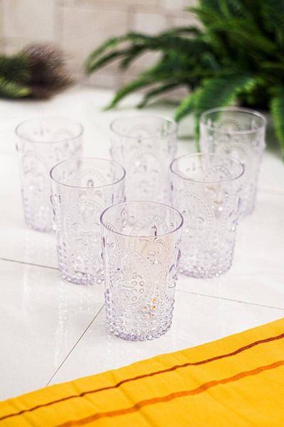 Depa Acrylic Transparent 6-Piece Short Cup