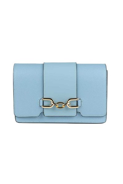Toro Nero Women's bag made of natural turquoise leather Ayana