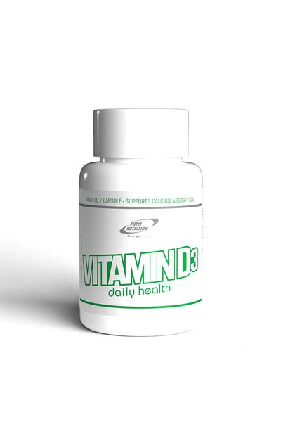 Pro Nutrition Vitamin D3, 60 capsules