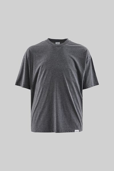 Machinist Men's Basic Super Cotton Oversize Smoked T-Shirt