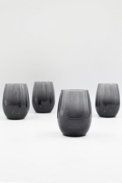 Rakle Larc Smoked Water Cup Set - 4 Pcs, 350 Cc