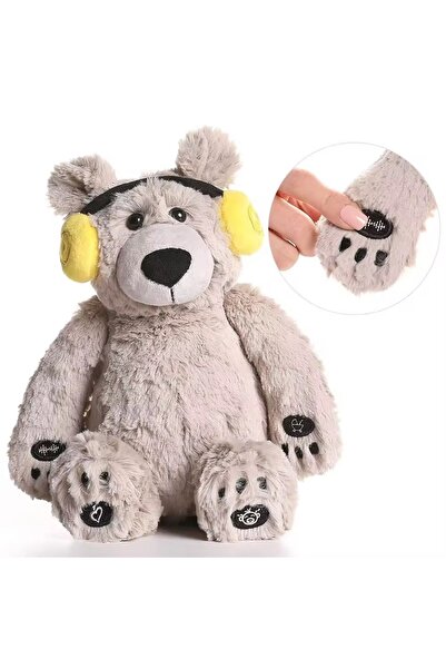 bebeLOGIC Dispozitiv Sunete Albe, Lulla Bear, bebeLOGIC™, Ursulet din Plus cu Sunetul Batailor Inimii Mamei