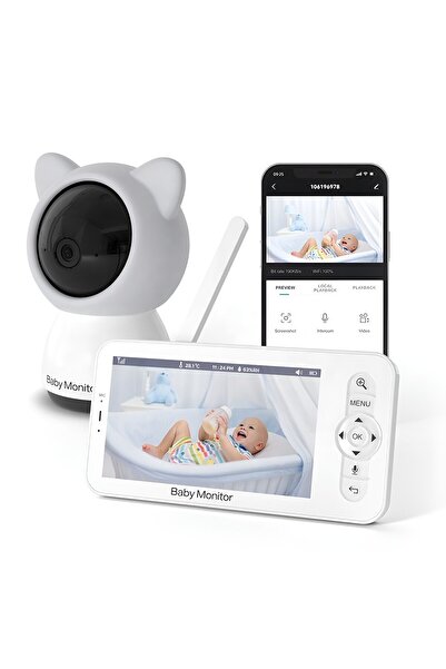 ideal STORE Baby Monitor SupremeBaby IdealStore, HD 5-inch Screen