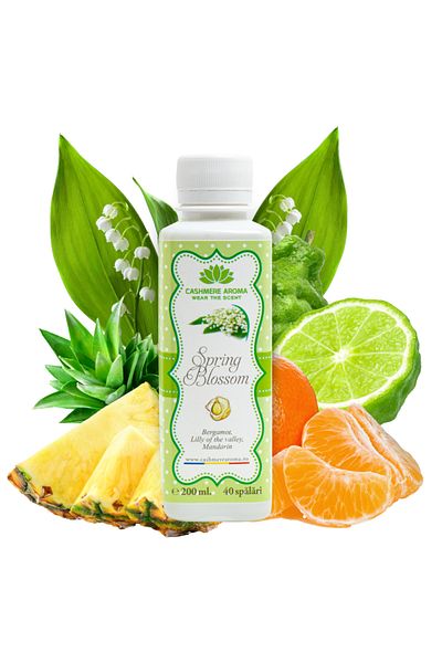 Cashmere Parfum de rufe Spring Blossom cu arome de ananas, bergamotă și lăcrămioare, 200 ml