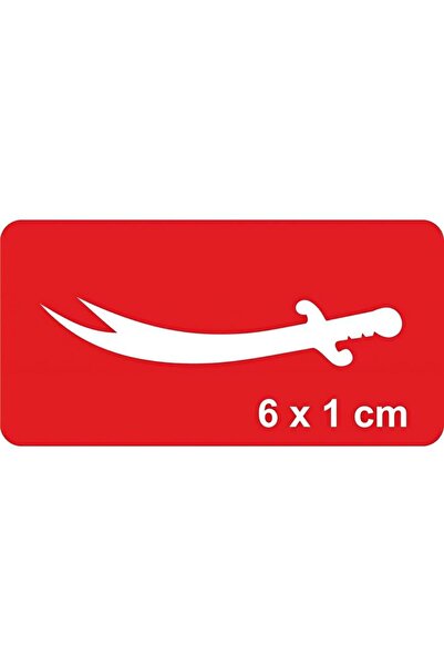 playzone Zülfikar-2 Tattoo Geçici Dövme Şablonları Kına Kalıpları
