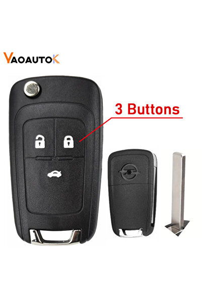 Choice 3 Buttons Remote Car Key Fob Shell Case Replacement For Opel Vauxhall ...