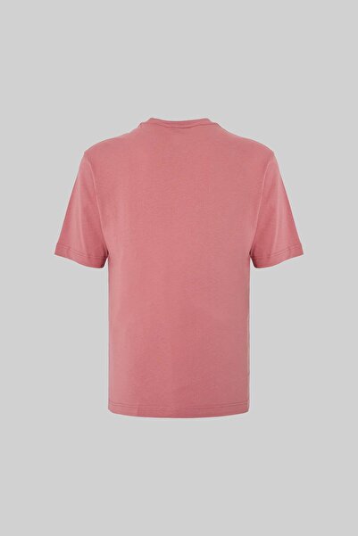 Machinist Ανδρικό μπλουζάκι Basic Relaxed από λεπτό βαμβακερό κοραλί