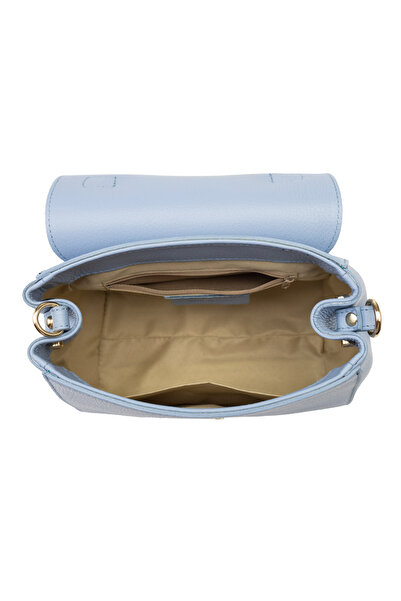 Toro Nero Geantă de damă din piele naturală albastru deschis Ranya