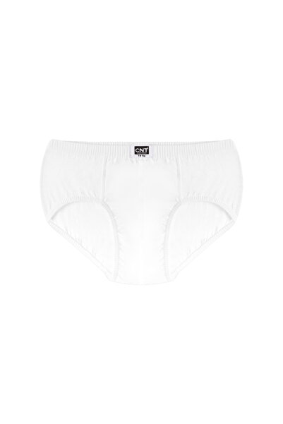 CNT Boys' Cotton Stretchy White Underwear 6-Pack