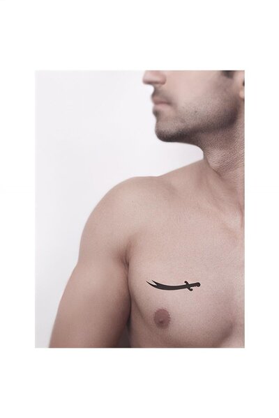 Genel Markalar Zülfikar-1 Tattoo Geçici Dövme Şablonları Kına Kalıpları