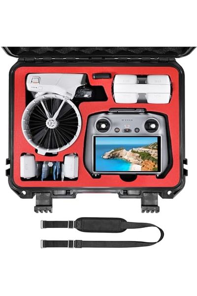 Cesiro PFVtosky Case for DJI Flip, Portable Hard Case, Waterproof, with Shoulder Strap, Carrying Case for