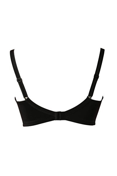 Yeni İnci Μαύρο σουτιέν χωρίς επένδυση εφέ σύσφιξης