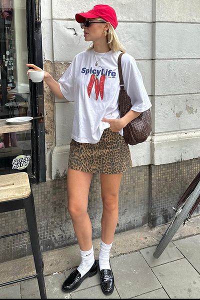 Madmext White 100% Cotton Printed Women's T-Shirt Mg2452