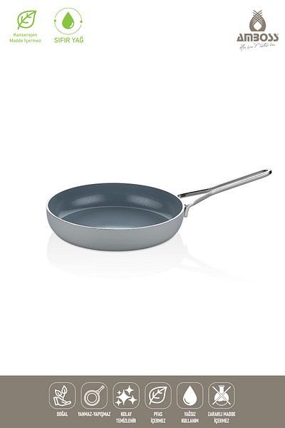 Amboss Sera Nova Fireproof Non-Stick Ceramic Pan 30 cm – Gray