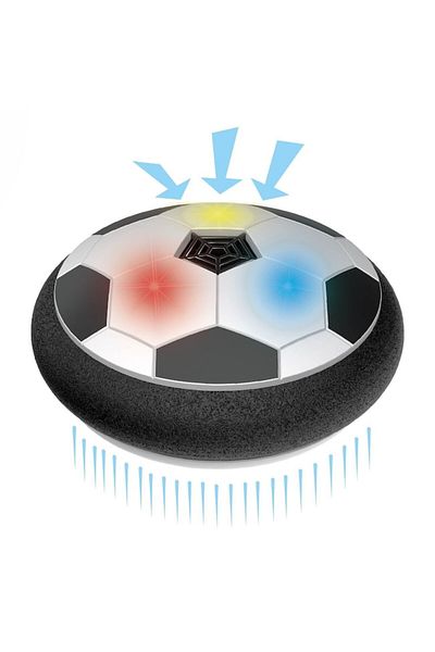 SyaMAG Football Game Set, Air Hover, Hovering Ball, With Gates, Multicolor, Operates with 4 AA Batteries, 3+ A