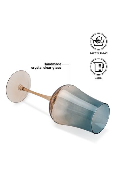 Fissman 2-Piece White Wine Glasses 480ml Glass
