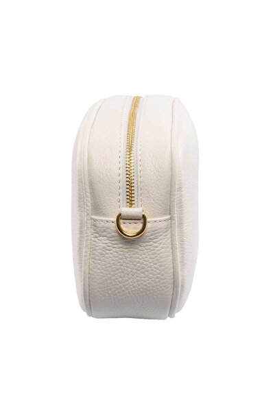 Toro Nero Little Secret white genuine leather women's bag