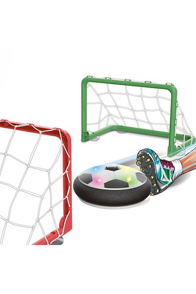 SyaMAG Football Game Set, Air Hover, Hovering Ball, With Gates, Multicolor, Operates with 4 AA Batteries, 3+ A