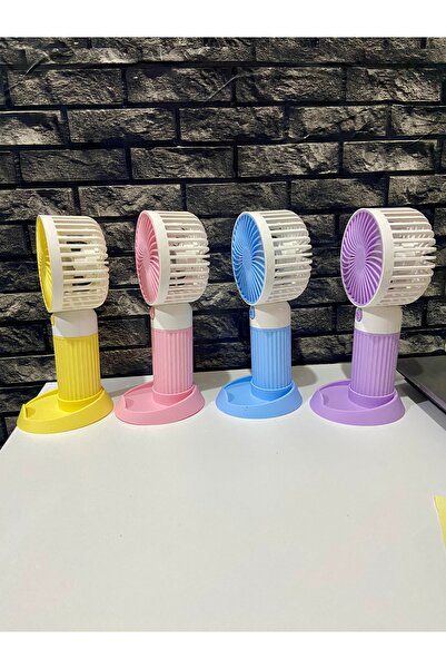 BYDC Şarj Edilebilir Renkli Serinletici Mini El Fanı