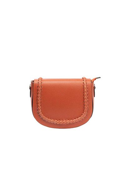 Toro Nero Geantă de damă din piele naturală de culoare coral Emma