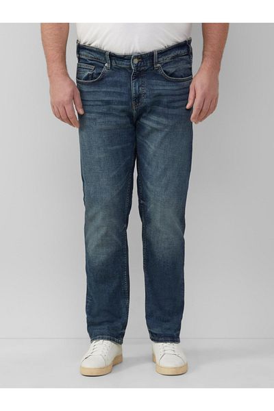 s.Oliver Big Sizes Men's Big Size Jeans Casby With Medium Waist And Regular Fit Cut, Straight Leg