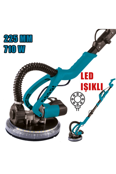 CATPOWER EL ALETLERİ Catpower CAT3014 Duvar Zımparalama Toz Torbalı Led Işıkl...