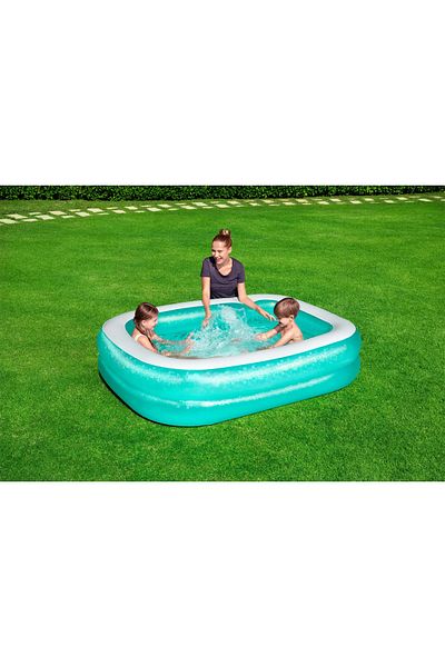 OEM Inflatable swimming pool, rectangular, 201 x 150 x 51 cm, 450 L Bestway turquoise