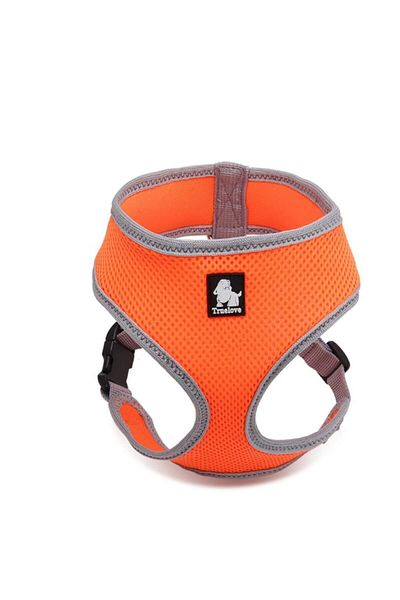 True Love Orange Air Mesh - Dog-Cat Collar, Small Size