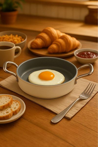 Amboss Sera Nova Fireproof Non-Stick Ceramic Pan 20 cm – White