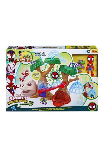 Hasbro Marvel: Spidey And His Amazing Friends – Dino Webs Treehouse Playset (...