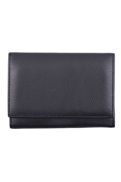 Toro Nero Women's Wallet Made Of Genuine Leather, Black Boss Lady