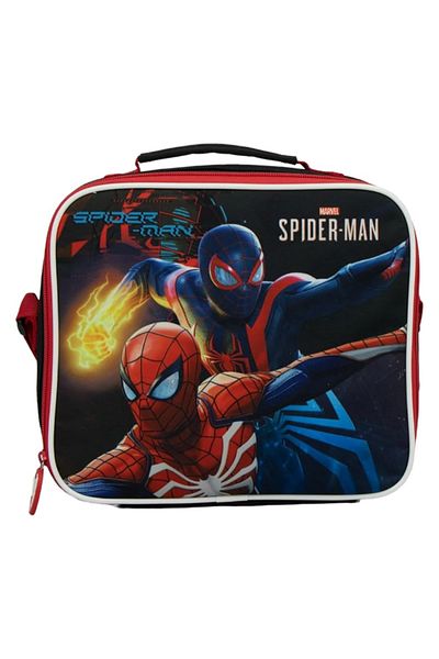 SUNCE Marvel Spiderman Insulated Zipper Closure Lunch Tote 9.05 x 3.54 x 10.63 Inch