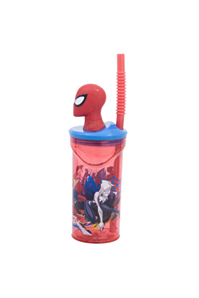 Stor The Amazing Spiderman 3D Figurine Drinking Tumbler with Straw 360 ml